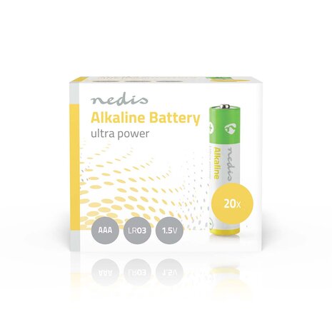 Alkaline-Batterij AAA - 20 stuks - hoogwaardige kwaliteit.