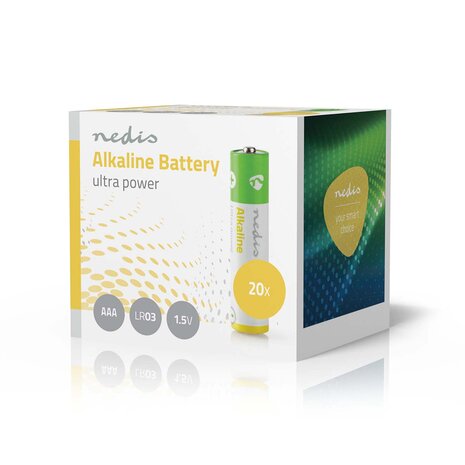 Alkaline-Batterij AAA - 20 stuks - hoogwaardige kwaliteit.