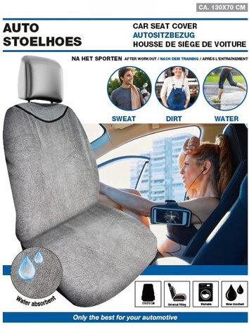 Auto stoelhoes - ideaal om de stoel te beschermen tegen zand, vuil, stof en zweet