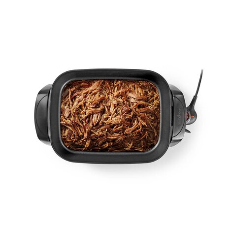 Elektrische skillet pan - 40 cm- Dik gegoten aluminum body - Braden, bakken, stoven, smoren, koken