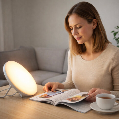 Energie daglichtlamp / Lichttherapielamp met sfeerlicht - Medisch gecertificeerd en multifunctioneel