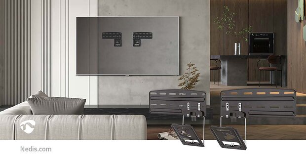 Vaste TV-Muurbeugel 43 - 85 " | Maximaal schermgewicht: 60 kg | Minimale muurafstand: 7.50 mm
