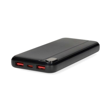 Powerbank 10000 mAh | 1.5 / 1.67 / 2.0 / 2.22 / 3.0 A | Outputs: 3 | Output: 1x USB-C&trade; / 2x USB-A | Inputs: 1x USB-C&trade; | PD3.0 20W | Lithium-Polymeer | Display
