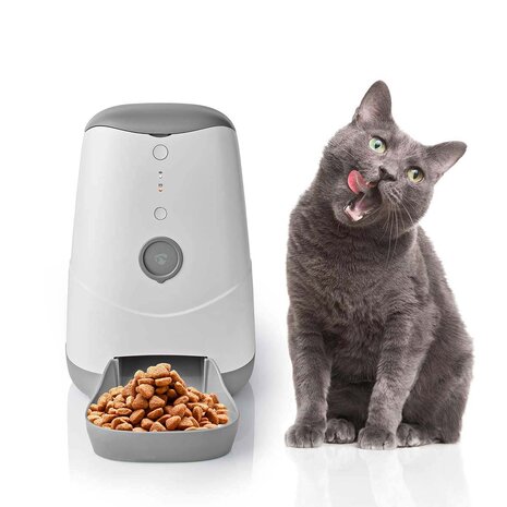 SmartLife Dierenvoeding Dispenser Automatische Voerbak Kat en Hond | Wi-Fi | 3.7 l | Android&trade; / IOS