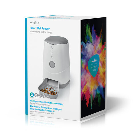 SmartLife Dierenvoeding Dispenser Automatische Voerbak Kat en Hond | Wi-Fi | 3.7 l | Android&trade; / IOS