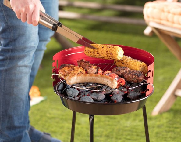 Staande Barbeque - hoogte 53,5 cm - kookhoogte 46-53 cm