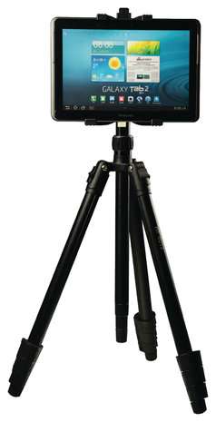 Tablethouder - 12,5 - 24 cm - Past op foto / video statief met standaard 1/4