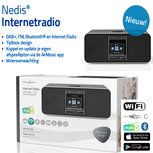 Internetradio | 42 W | DAB+ | FM | Bluetooth® | Zwart Internetradio | 42 W | DAB+ | FM | Bluetooth® | Zwart
