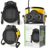 Industriële Keramische Ventilatorkachel | Thermostaat | 3 Standen | 3000 W | Geel Industriële Keramische Ventilatorkachel | Thermostaat | 3 Standen | 3000 W | Geel