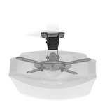 Plafondbeugel voor Projector | 360° Draaibaar | Max. 10 kg | Afstand tot het plafond van 130 mm | Zwart Plafondbeugel voor Projector | 360° Draaibaar | Max. 10 kg | Afstand tot het plafond van 130 mm | Zwart