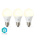 Wi-Fi Smart LED-Lamp | Warm Wit | E27 | 3-Pack Wi-Fi Smart LED-Lamp | Warm Wit | E27 | 3-Pack