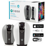 Beveiligingscamera - Nedis SmartLife (Wifi, HD, Draaifunctie, 10 meter nachtzicht, Binnen)Verwisselbare cover! Beveiligingscamera - Nedis SmartLife (Wifi, HD, Draaifunctie, 10 meter nachtzicht, Binnen)Verwisselbare cover!