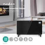 Glazen Paneel Convectorkachel | Thermostaat | LCD-Scherm | 2 Warmtestanden | Staand / Wandmontage | 2000 W | Zwart Glazen Paneel Convectorkachel | Thermostaat | LCD-Scherm | 2 Warmtestanden | Staand / Wandmontage | 2000 W | Zwart