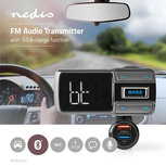 FM-Transmitter voor in de Auto | Bluetooth® | Bass Boost | microSD-Kaartsleuf | Handsfree Bellen | Spraakbediening | 3,0 A / 2,4 A FM-Transmitter voor in de Auto | Bluetooth® | Bass Boost | microSD-Kaartsleuf | Handsfree Bellen | Spraakbediening | 3,0 A / 2,4 A