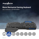 Gamingtoetsenbord | RGB-Verlichting | US Internationaal | Metalen Design Gamingtoetsenbord | RGB-Verlichting | US Internationaal | Metalen Design
