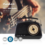 FM-radio | 5,4 W | Bluetooth® | Draaggreep | Zwart FM-radio | 5,4 W | Bluetooth® | Draaggreep | Zwart