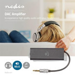 DAC Versterker | Voor Koptelefoons | SNR 95 dB | HDR 90 dB | Tot 24 Uur Speeltijd | Metaal DAC Versterker | Voor Koptelefoons | SNR 95 dB | HDR 90 dB | Tot 24 Uur Speeltijd | Metaal