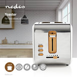 Broodrooster | 2 brede sleuven | Soft-touch | Wit Broodrooster | 2 brede sleuven | Soft-touch | Wit