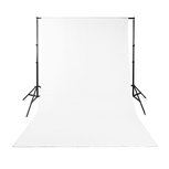 Achtergronddoek voor fotostudio | 1,90 x 2,95 m | wit Achtergronddoek voor fotostudio | 1,90 x 2,95 m | wit