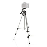 Statief | Pan & Tilt | Max. 3 kg | 127 cm | Zwart / Zilver Statief | Pan & Tilt | Max. 3 kg | 127 cm | Zwart / Zilver