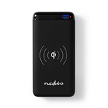 Powerbank met Draadloze Oplader | 10000 mAh | 2 x 2,1 A | 2 x USB-uitgangen | Zwart Powerbank met Draadloze Oplader | 10000 mAh | 2 x 2,1 A | 2 x USB-uitgangen | Zwart