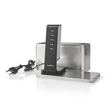 Gezinsoplader met Stoffen Bekleding, Tafelmodel | 5x USB 2,1 A (Max.) | 1 x USB-C 30 W PD | Grijs Gezinsoplader met Stoffen Bekleding, Tafelmodel | 5x USB 2,1 A (Max.) | 1 x USB-C 30 W PD | Grijs