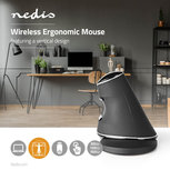 Nedis Draadloze Ergonomische Muis Nedis Draadloze Ergonomische Muis