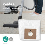 Stofzuigerzak | Geschikt voor Nedis® VCBG300-Serie - 10 stuks Stofzuigerzak | Geschikt voor Nedis® VCBG300-Serie - 10 stuks