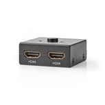 HDMI™-Splitter/Switch in Eén | 2x HDMI™-Uitgang - 1x HDMI™-Ingang | 2x HDMI™-Ingang - 1x HDMI™-Uitgang | 4K2K@60FPS / HDCP2.2 HDMI™-Splitter/Switch in Eén | 2x HDMI™-Uitgang - 1x HDMI™-Ingang | 2x HDMI™-Ingang - 1x HDMI™-Uitgang | 4K2K@60FPS / HDCP2.2