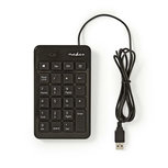 Bedraad Numeriek Toetsenbord | USB | Zwart Bedraad Numeriek Toetsenbord | USB | Zwart
