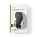 Draadloze Muis | 1200 dpi | Met 3 Knoppen | Zwart Draadloze Muis | 1200 dpi | Met 3 Knoppen | Zwart