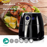 Digitale heteluchtfriteuse - 3 liter - 60-minuten timer - 6 voorkeuzeprogramma's Digitale heteluchtfriteuse - 3 liter - 60-minuten timer - 6 voorkeuzeprogramma's