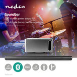 Soundbar - 390 W - 2.1 - Bluetooth® - Subwoofer - Afstandsbediening - Muurbeugel Soundbar - 390 W - 2.1 - Bluetooth® - Subwoofer - Afstandsbediening - Muurbeugel