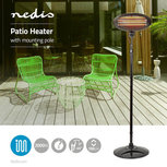 Terrasverwarmer - Met Paal 190 cm - 650 / 1300 / 2000 W - IPX4 Terrasverwarmer - Met Paal 190 cm - 650 / 1300 / 2000 W - IPX4