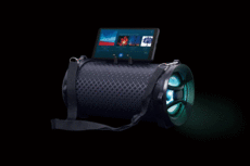 GMB Bluetooth speaker met LED lichteffecten, equalizer en handsfree functie Zwart GMB Bluetooth speaker met LED lichteffecten, equalizer en handsfree functie Zwart