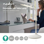 Dimbare LED-tafellamp | Aanraakbediening | 3 lichtmodi | Oplaadbare batterij | 250 lm Dimbare LED-tafellamp | Aanraakbediening | 3 lichtmodi | Oplaadbare batterij | 250 lm