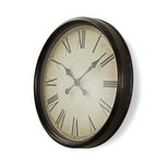 Ronde wandklok | Diameter 50 cm | Antieke stijl | Zwart Ronde wandklok | Diameter 50 cm | Antieke stijl | Zwart