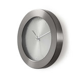 Ronde wandklok | Diameter 35 cm | Roestvrij staal Ronde wandklok | Diameter 35 cm | Roestvrij staal