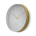 Ronde wandklok | Diameter 30 cm | Eenvoudig te lezen cijfers | Goud Ronde wandklok | Diameter 30 cm | Eenvoudig te lezen cijfers | Goud