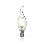 Retro LED-gloeilamp E14 | Kaars met gebogen punt | 4,8 W | 470 lm Retro LED-gloeilamp E14 | Kaars met gebogen punt | 4,8 W | 470 lm