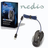 Gaming-muis | Met kabel | Verlicht | 4000 dpi | 9 knoppen Gaming-muis | Met kabel | Verlicht | 4000 dpi | 9 knoppen