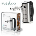 Handmixer | 350 W | 5 snelheden | Roestvrij staal Handmixer | 350 W | 5 snelheden | Roestvrij staal