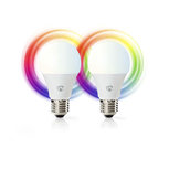 Wi-Fi smart LED-lampen | Full-Colour en Warm-Wit | E27 | 2-Pack Wi-Fi smart LED-lampen | Full-Colour en Warm-Wit | E27 | 2-Pack