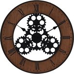 Bijzonder mooie industriele wandklok - 57 cm. Bijzonder mooie industriele wandklok - 57 cm.