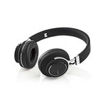 Draadloze hoofdtelefoon | Bluetooth® | On-ear | Travelcase | Zwart Draadloze hoofdtelefoon | Bluetooth® | On-ear | Travelcase | Zwart