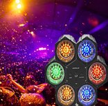 Discolamp met Spots | Multicolour | met 126 LEDs Discolamp met Spots | Multicolour | met 126 LEDs
