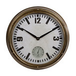 Wandklok met Thermo-/vochtigheidsmeter, 51cm Wandklok met Thermo-/vochtigheidsmeter, 51cm