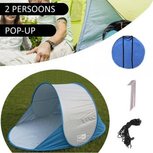Vinz Lastpak Strandtent Opvouwbaar - 195 x 100 x 85 cm (LxBxH) Vinz Lastpak Strandtent Opvouwbaar - 195 x 100 x 85 cm (LxBxH)