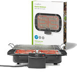 Elektrische Barbecue | Rechthoekig | 38 x 22 cm | 2000 W Elektrische Barbecue | Rechthoekig | 38 x 22 cm | 2000 W