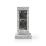 Stekkerdoos | 2x Stopcontact | Beton-look Stekkerdoos | 2x Stopcontact | Beton-look